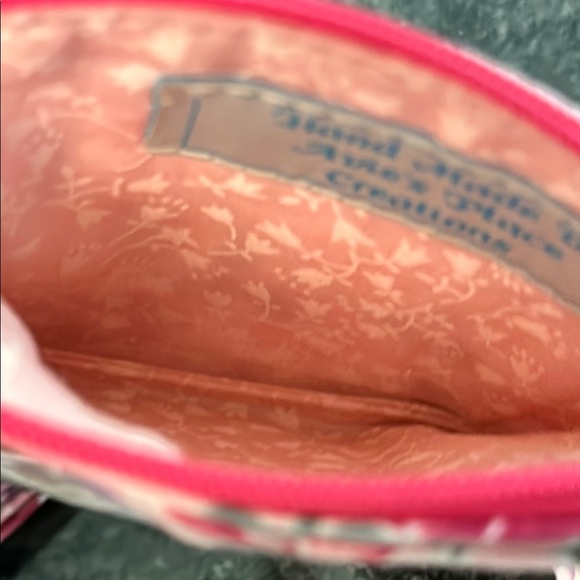 Floral Pink and Purple Women's Bag - Picture 8 of 10